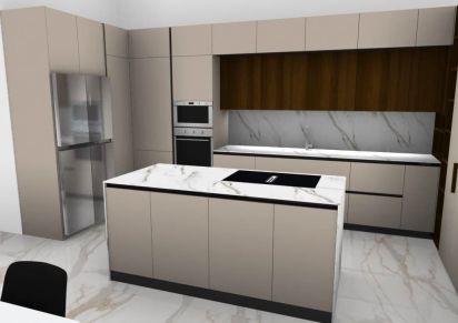 C02 Cucina e parete living