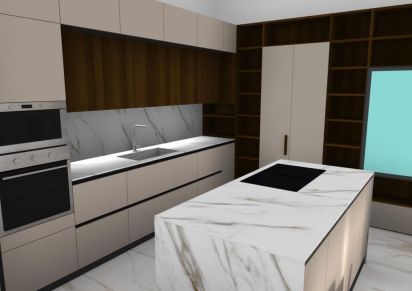 C02 Cucina e parete living